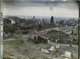 Image représentant Grèce, Salonique, Vue des remparts
