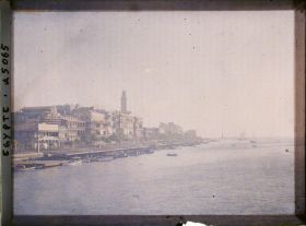 Image représentant Le port de Port-Saïd et le canal de Suez