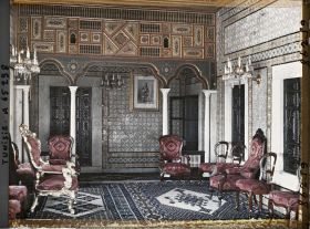 Image représentant La salle du trône du palais beylical Dar-el-Bey