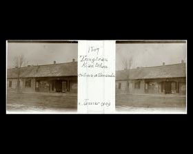 Image représentant Franzius-Strasse, l'entrée des bâtiments administratifs de la garnison chinoise (yamen)