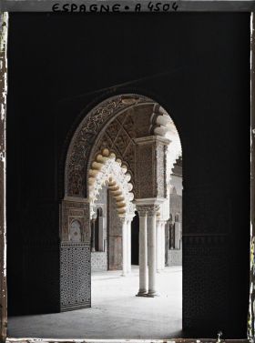 Image représentant Alcazar : vue vers le patio de las Doncellas ("des Demoiselles")