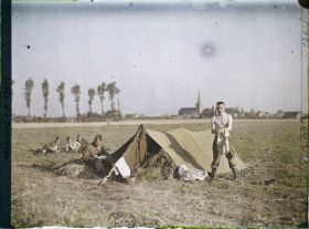 Image représentant Belgique, près Bulscamp, Campement Belge près Buscamp
