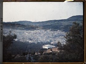 Image représentant Panorama de Fès el Bali pris du Bordj sud vers le nord