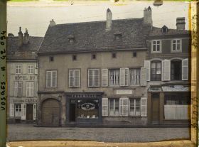 Image représentant France, St Dié, Maison où fut imprimée la Cosmographiae Introductio " 1507 "