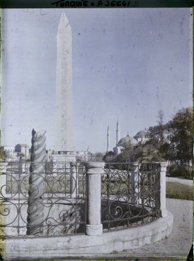 Image représentant Turquie, Constantinople, La Colonne Serpentine et l'Obélisque de Théodose