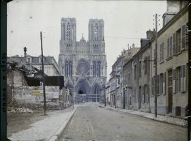 Image représentant France, Reims, Façade de la Cathédrale