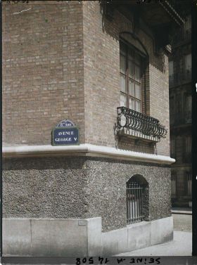 Image représentant Plaque "avenue George-V"