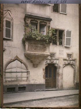 Image représentant France, Colmar, Rue Schanganer : la Maison du Peintre Alsacien Schanganer