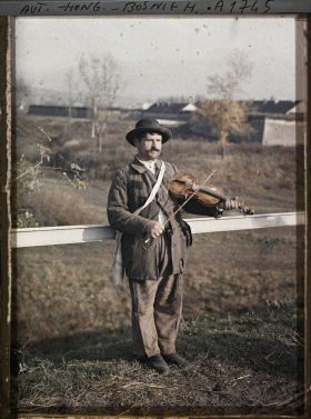 Image représentant Homme tzigane au violon