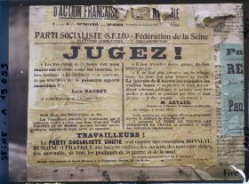 Image représentant Affiche du Parti socialiste (SFIO)  pour les élections législatives de novembre 1919