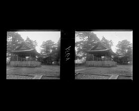 Image représentant Edifices d'un temple sous la neige