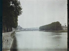 Image représentant Belgique, Namur, Occupation française, La Meuse vers le Grand pont