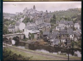 Image représentant Vue sur la ville et la Vezère prise du Faubourg Sainte-Eulalie