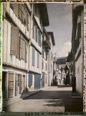 Image représentant France, Ciboure, La rue Pocalette