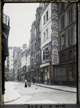 Image représentant La rue Gozlin, vue de la rue Bonaparte