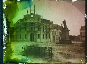 Image représentant France, Fresnes en Woëvre, Hôtel du Ville en construction