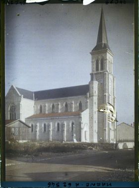 Image représentant France, Régions libérées Ville s/ Tourbe, Ville sur Tourbe -  L'Eglise