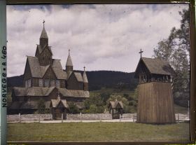 Image représentant Eglise en bois debout, ou stavkirke