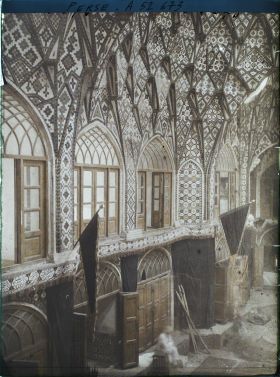 Image représentant Intérieur d'un caravansérail (Khan Sadr A'azam)