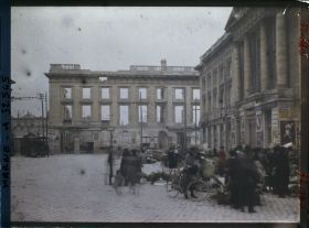 Image représentant France, Reims, Marché aux fleurs, Place Royale