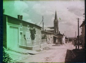 Image représentant France, Woinville, Grande Rue vers l'Eglise