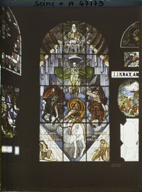 Image représentant L'Exposition des arts décoratifs, Pavillon du Vitrail, l'Apocalypse