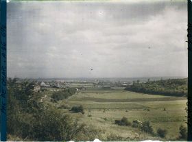 Image représentant France, Vimy, Panorama du Village et Cote du Télegraphe détruit
