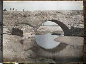 Image représentant Espagne, D'Astorga à Léon, Une arche du Pont montrant la très vieille Construction