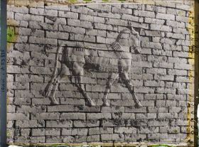 Image représentant Porte d'Ishtar : le taureau symbole d'Adad le dieu de l'orage