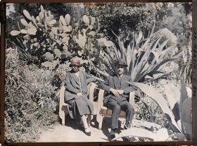 Image représentant Mr et Mme Henri Capitant, invités d'Albert Kahn