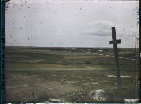 Image représentant France, Warlencourt, Vue Générale du Village de Le Sars prise de la butte de Warlencourt