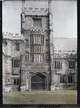 Image représentant La façade de la chapelle du Magdalen College