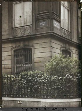 Image représentant Plaque de rue "avenue d'Antin"