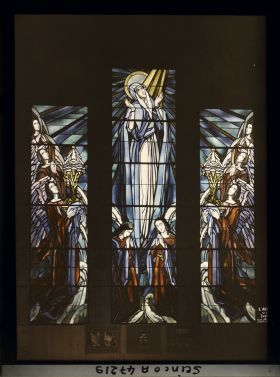 Image représentant L'Exposition des arts décoratifs, Pavillon du Vitrail, L'Assomption, Jacques Gruber