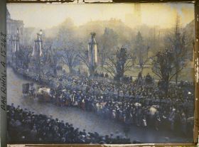 Image représentant France Alsace, Strasbourg, Vue du Cortège, prise du ministère de l'Intérieur