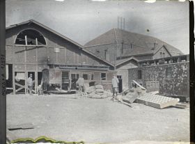 Image représentant France, Dunkerque, Bombardement des 2 - 3 - Septe - Wagons Poste Wagons Poste