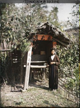 Image représentant Un édicule consacré à un génie champêtre