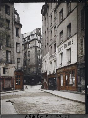Image représentant la place Marcellin-Berthelot, la rue Jean-de-Beauvais, la rue Lanneau et l'impasse Chartière