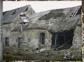 Image représentant La maison détruite d'Emile Gibard