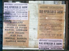 Image représentant Affiche du Bloc républicain de gauche pour les élections législatives de novembre 1919