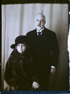 Image représentant Monsieur Vito Volterra avec son épouse