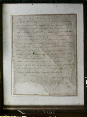 Image représentant France, La Rochelle, Lettre de Henri IV