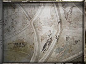 Image représentant France, Coucy la Ville, Fresques de l'Eglise datant du XVIe Siècle