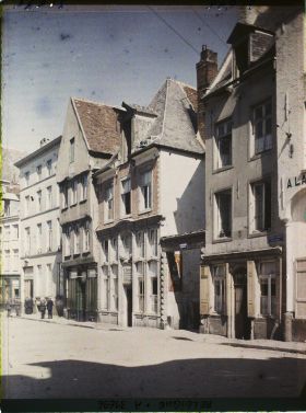 Image représentant Belgique, Louvain, Vieilles Maisons, Marché au poisson autre vue