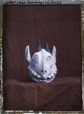 Image représentant Exposition d'art africain, masque au bélier