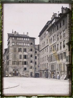 Image représentant La rue du temple de Saint-Gervais