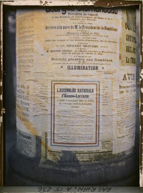 Image représentant France Alsace, Strasbourg, Affiches de la déclaration de l'Assemblée nationale d'Alsace-Lorraine