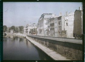 Image représentant France, Verdun, La rive droite prise du Pont du Théâtre