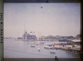 Image représentant Le port et les bureaux de la compagnie du canal de Suez