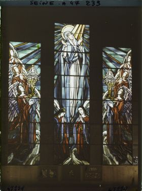 Image représentant L'Exposition des arts décoratifs, Pavillon du Vitrail, L'Assomption, Jacques Gruber